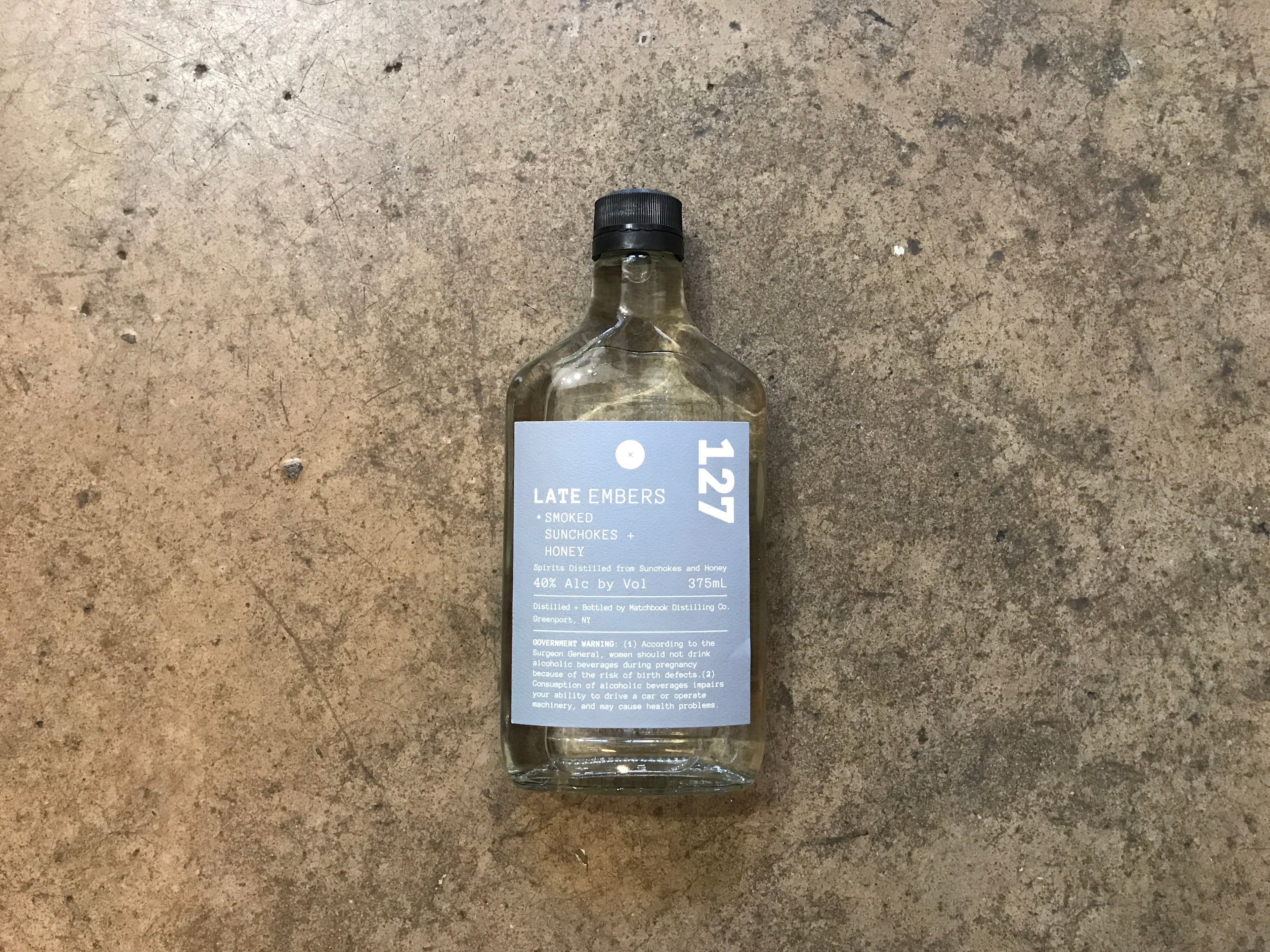 Late Embers Smoked Sunchoke & Honey Spirit 375mL