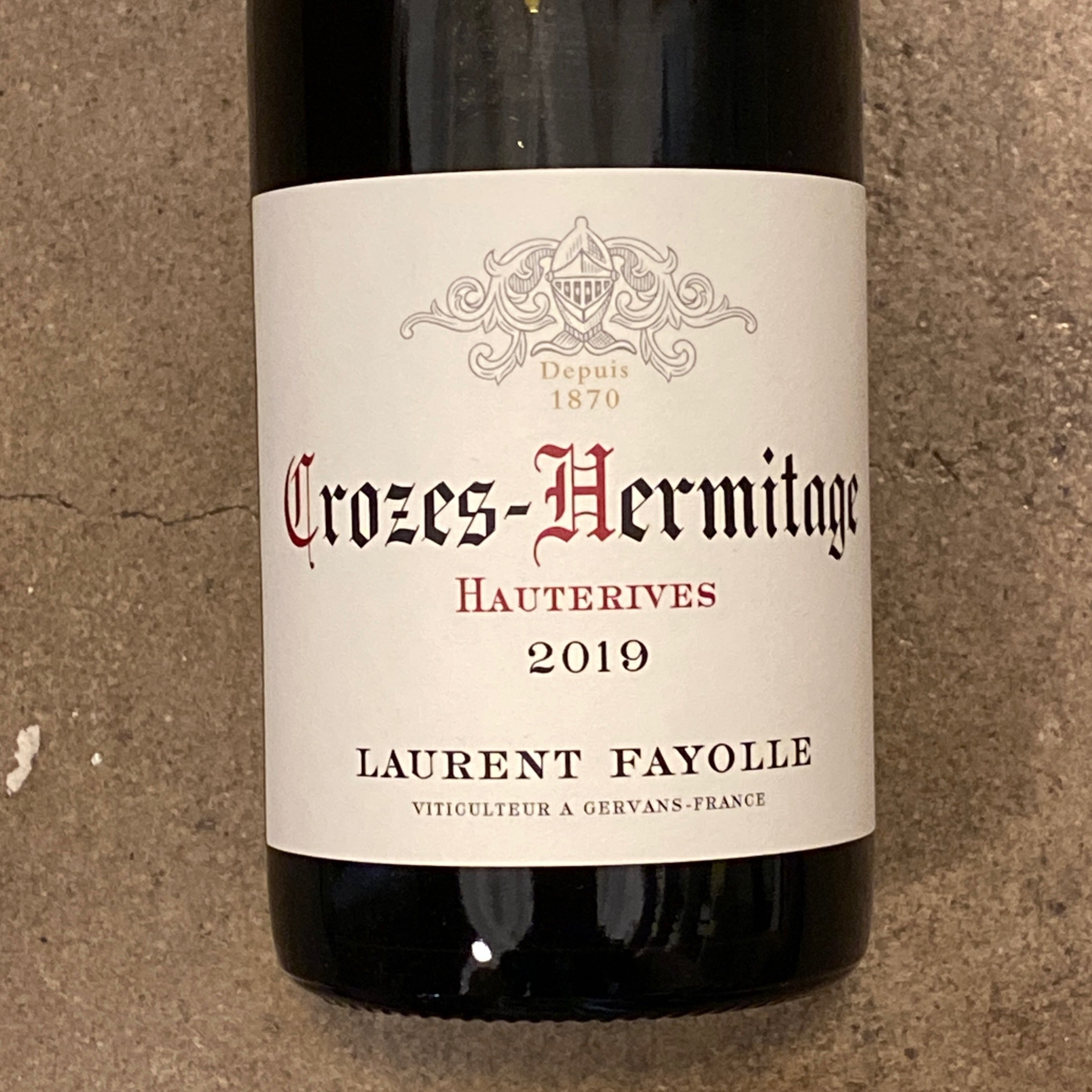 Laurent Fayolle, Hauterives Crozes-Hermitage Rouge 2018, 750mL