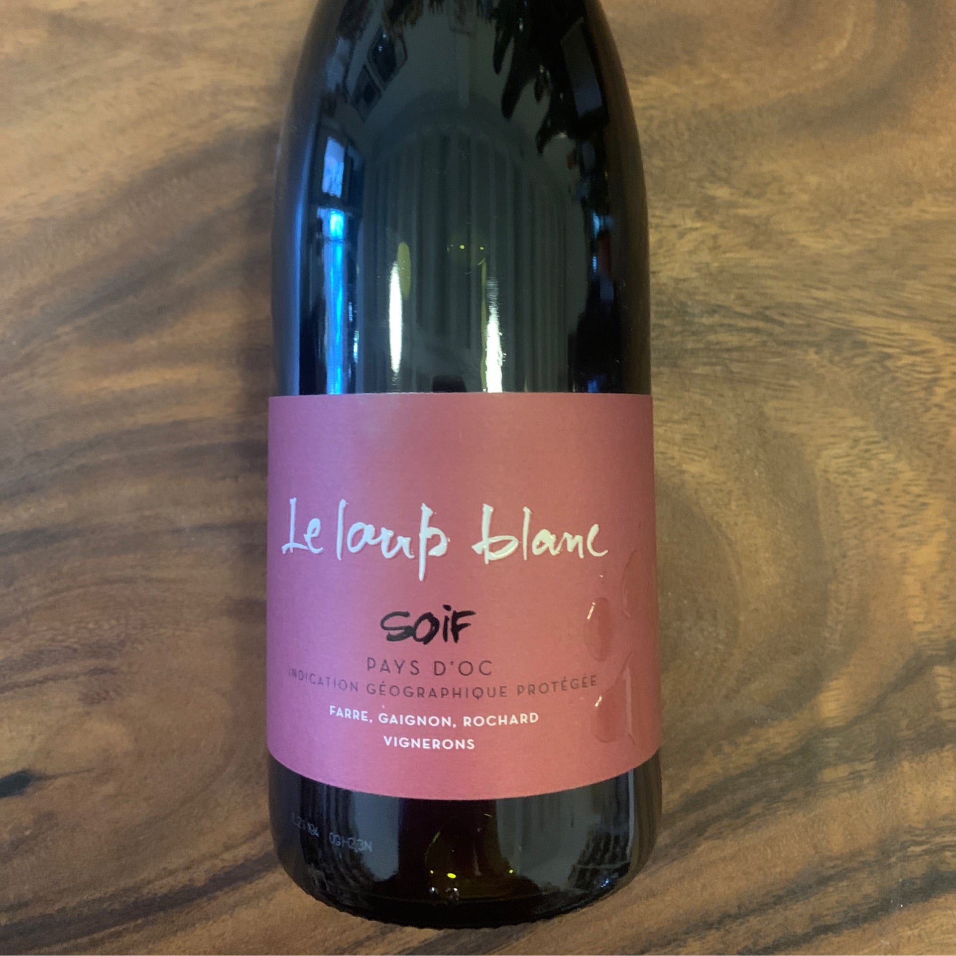 Le Loupe Blanc, Soif Rouge Pays d'Oc 2020, 750mL