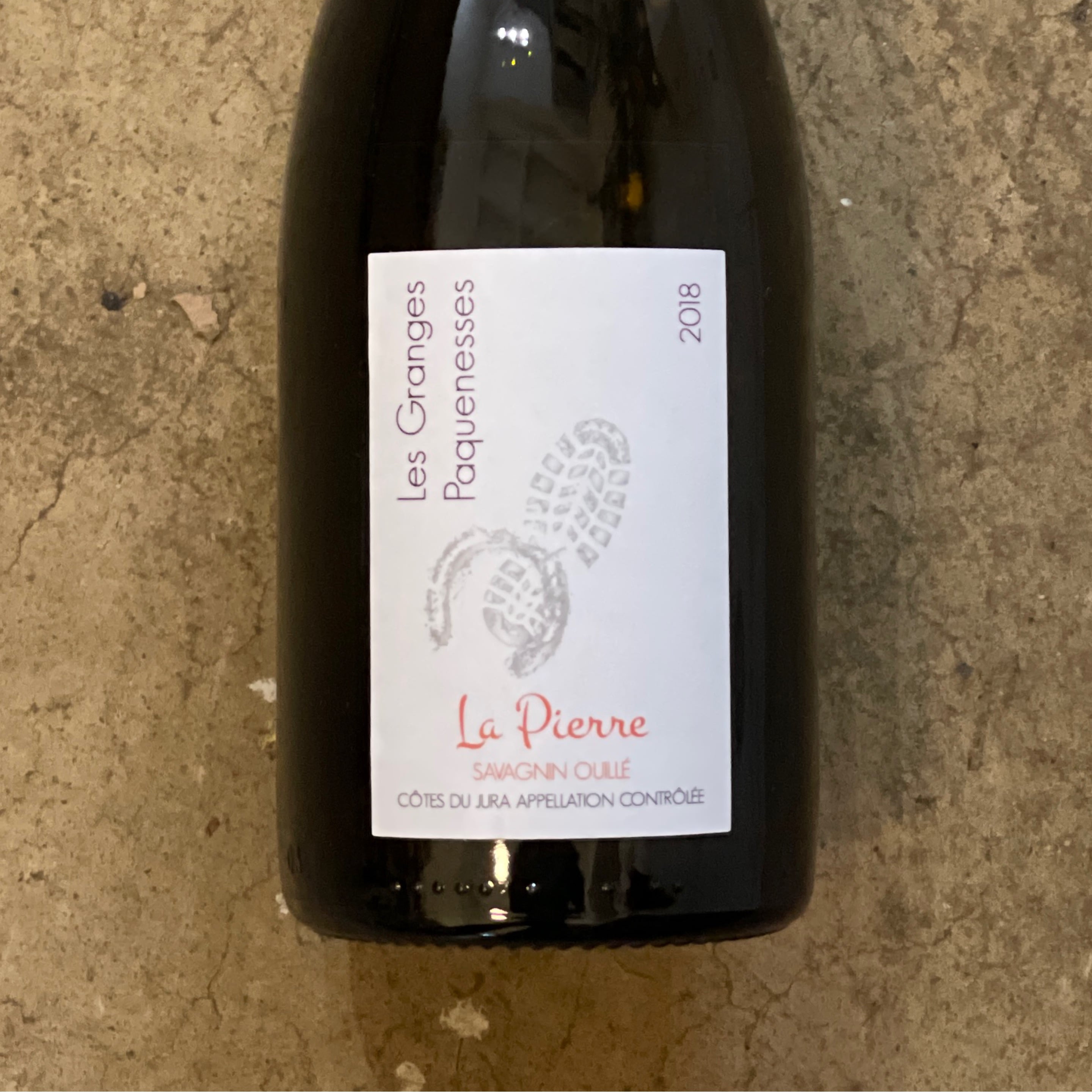Les Granges Pâquenesses, Savagnin La Pierre 2018, 750mL