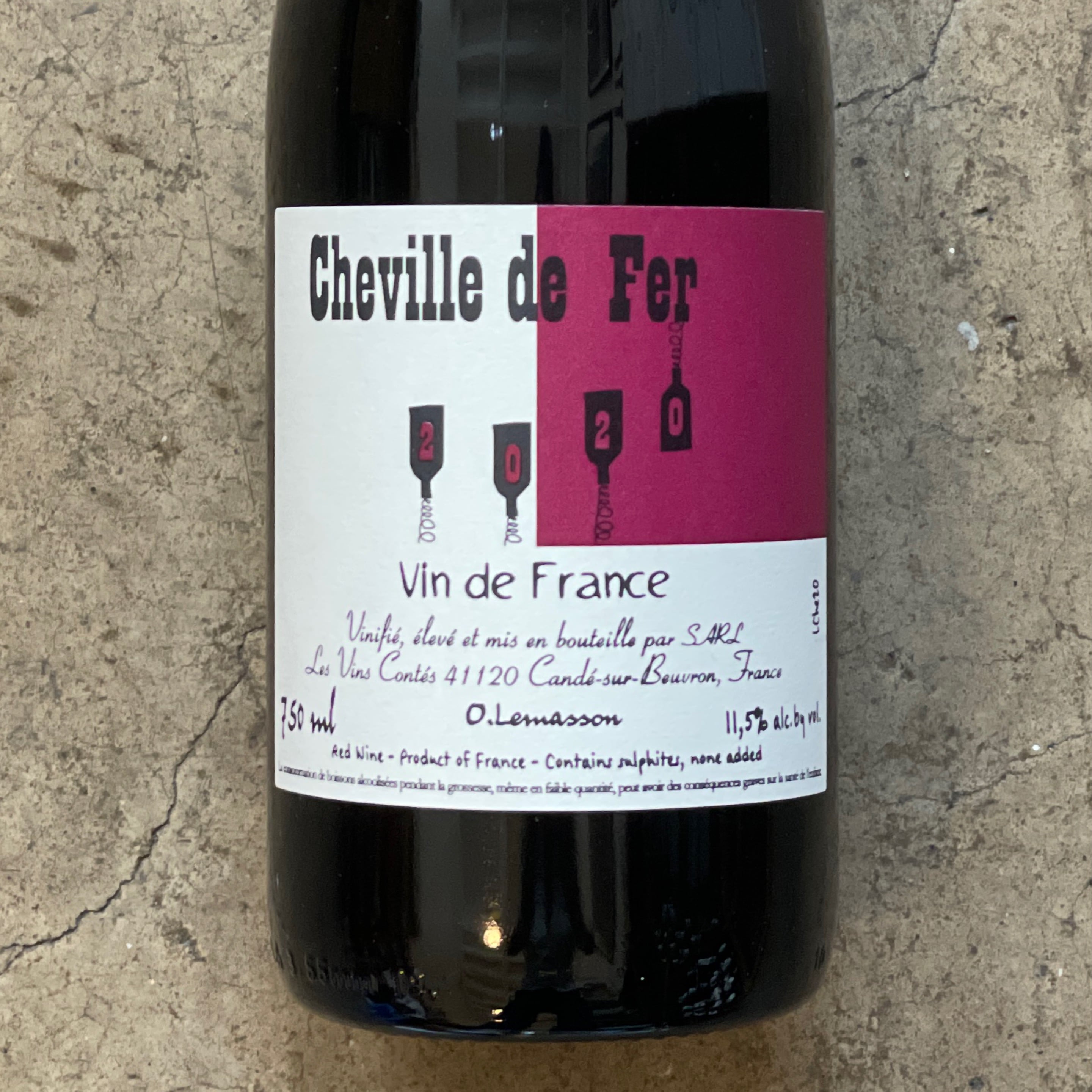 Les Vins Contés, Cheville de Fer 2018, 750mL