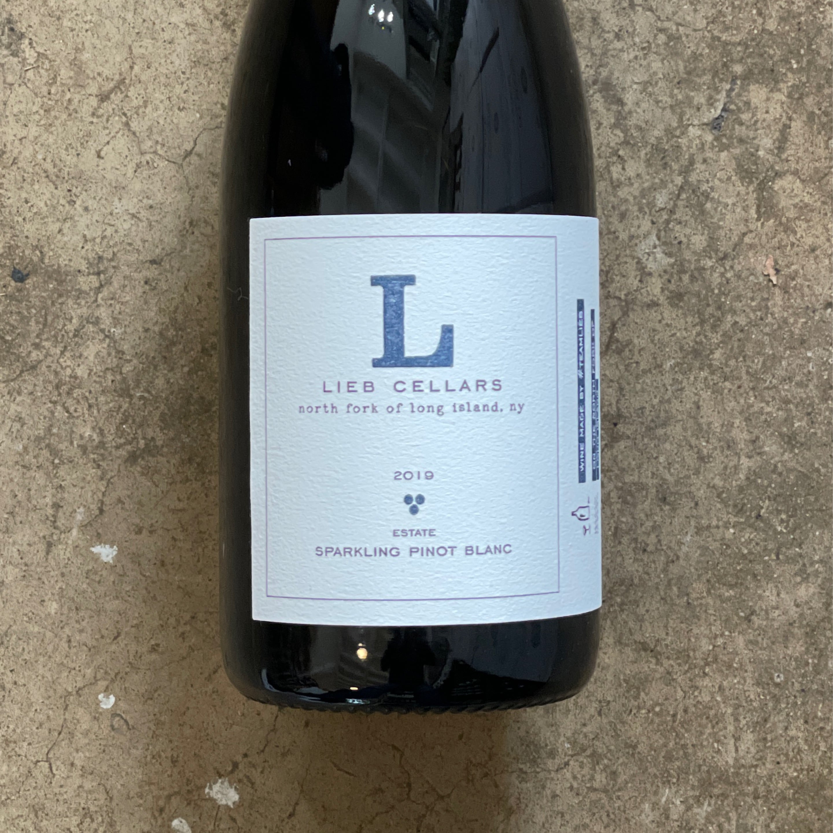 Lieb Cellars, Estate Sparkling Pinot Blanc 2018, 750mL