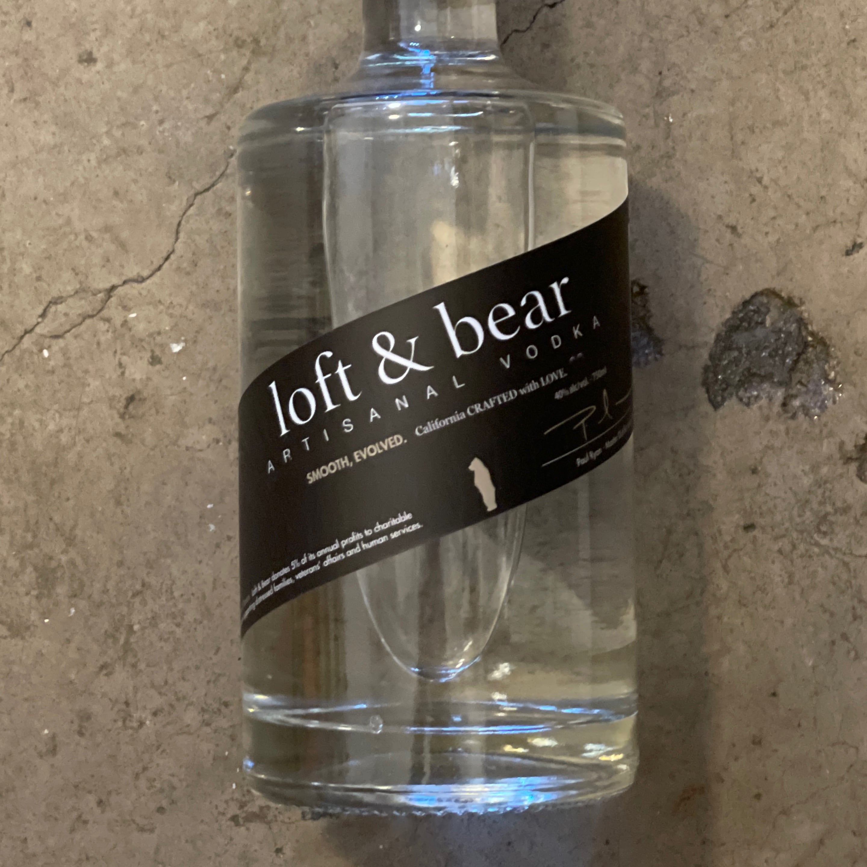 Loft & Bear, Artisanal Vodka 750mL