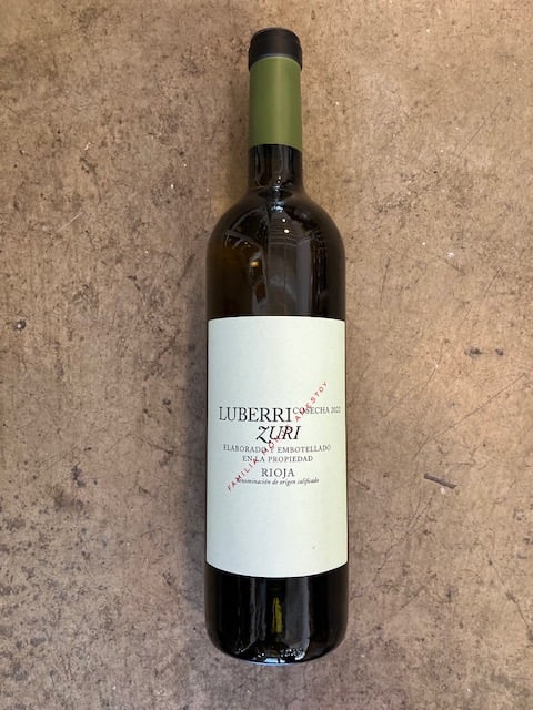 Luberri Zuri 2024 Rioja Blanco 750 Ml Regular