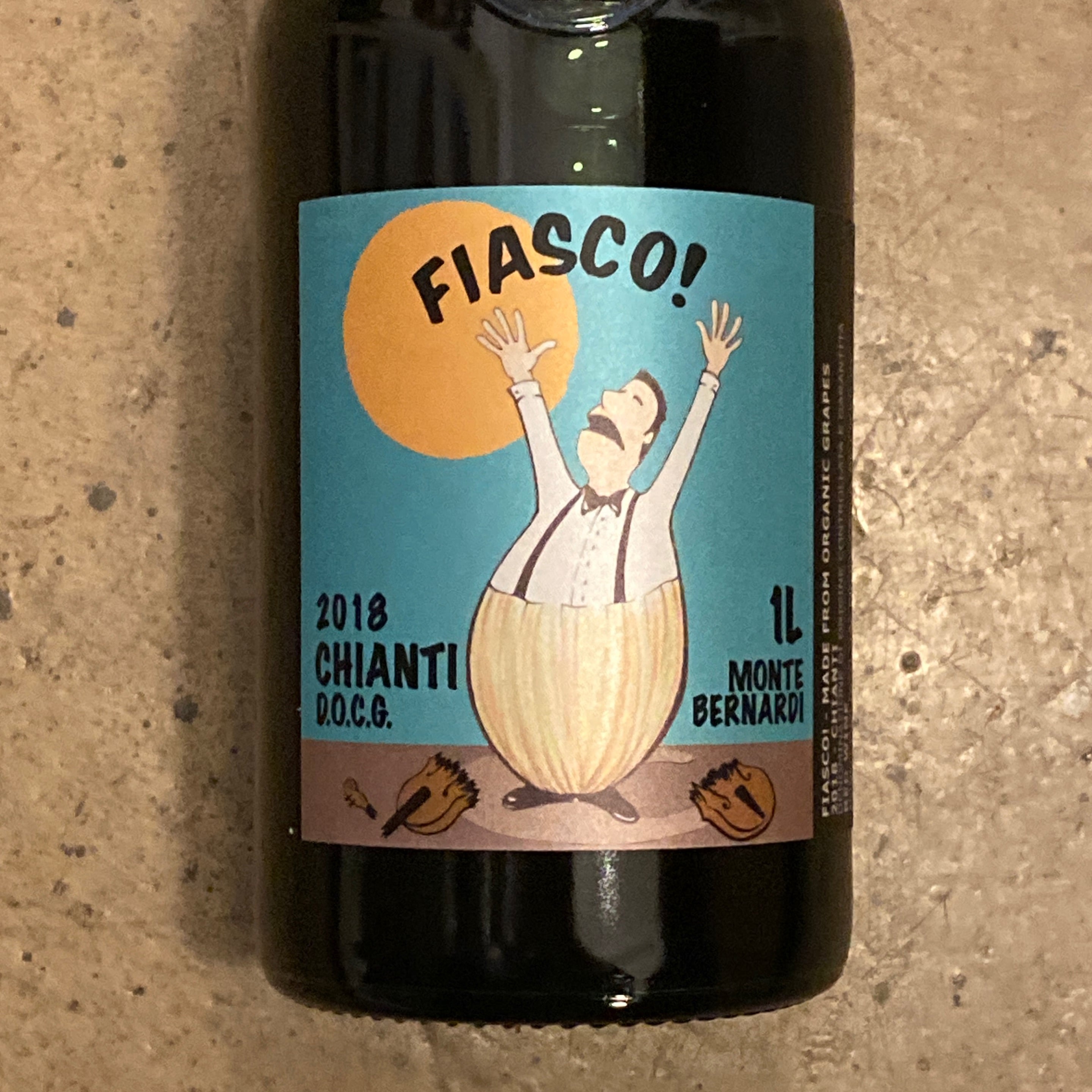 Monte Bernardi, Chianti Fiasco! 2018, 1.0L