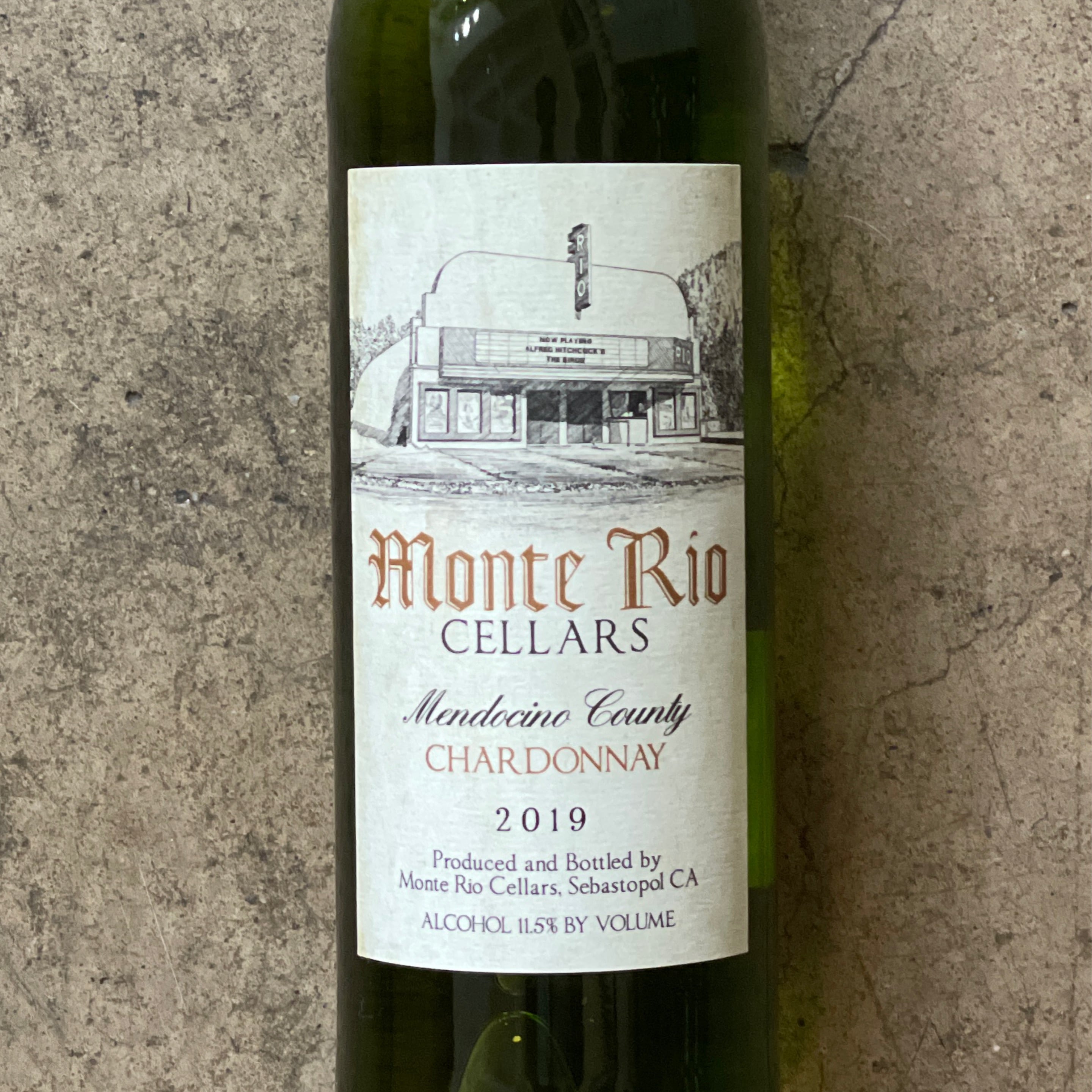 Monte Rio Cellars, Chardonnay 2019, 750mL