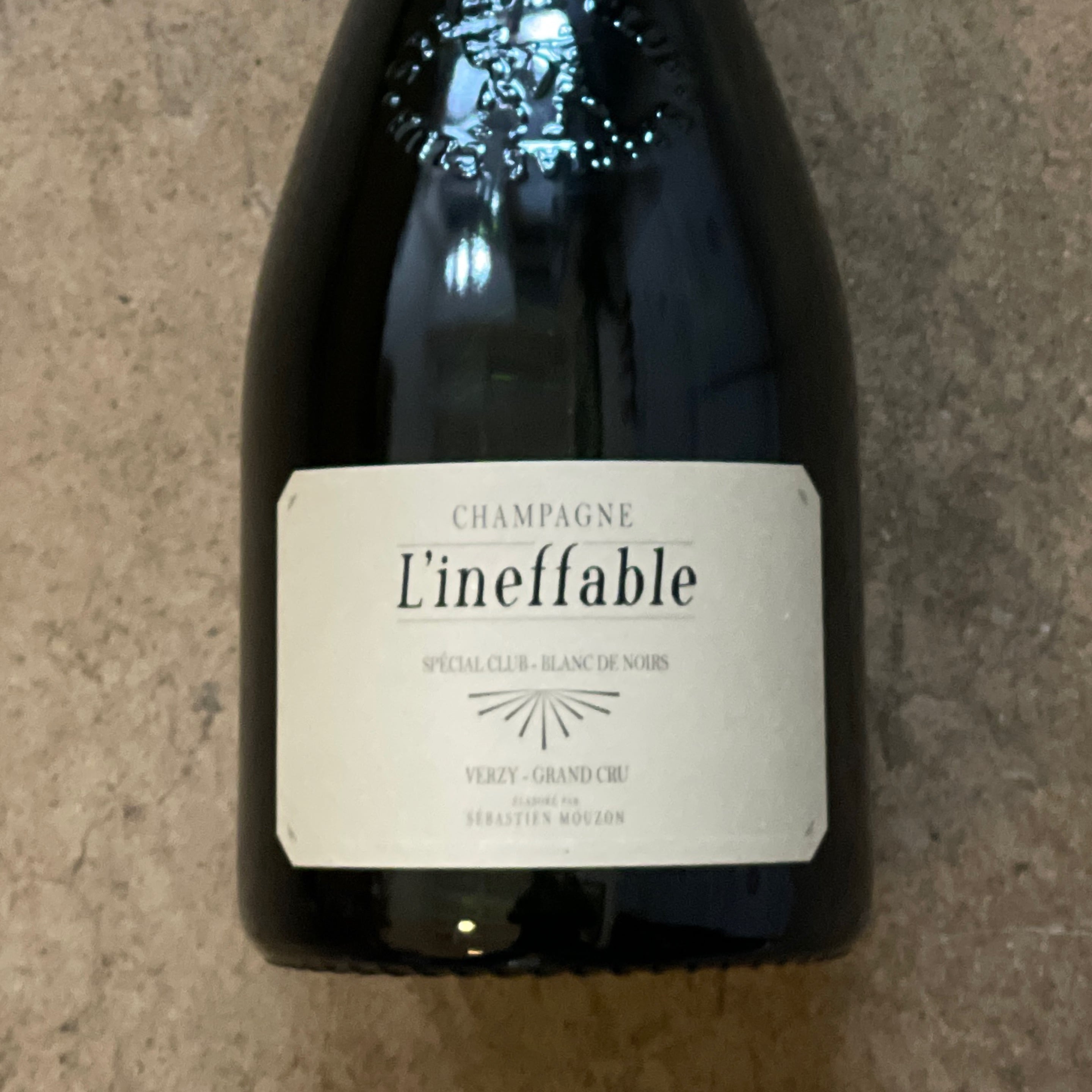 Mouzon-Leroux, "L'ineffable" Spécial Club Grand Cru 2012, 750mL