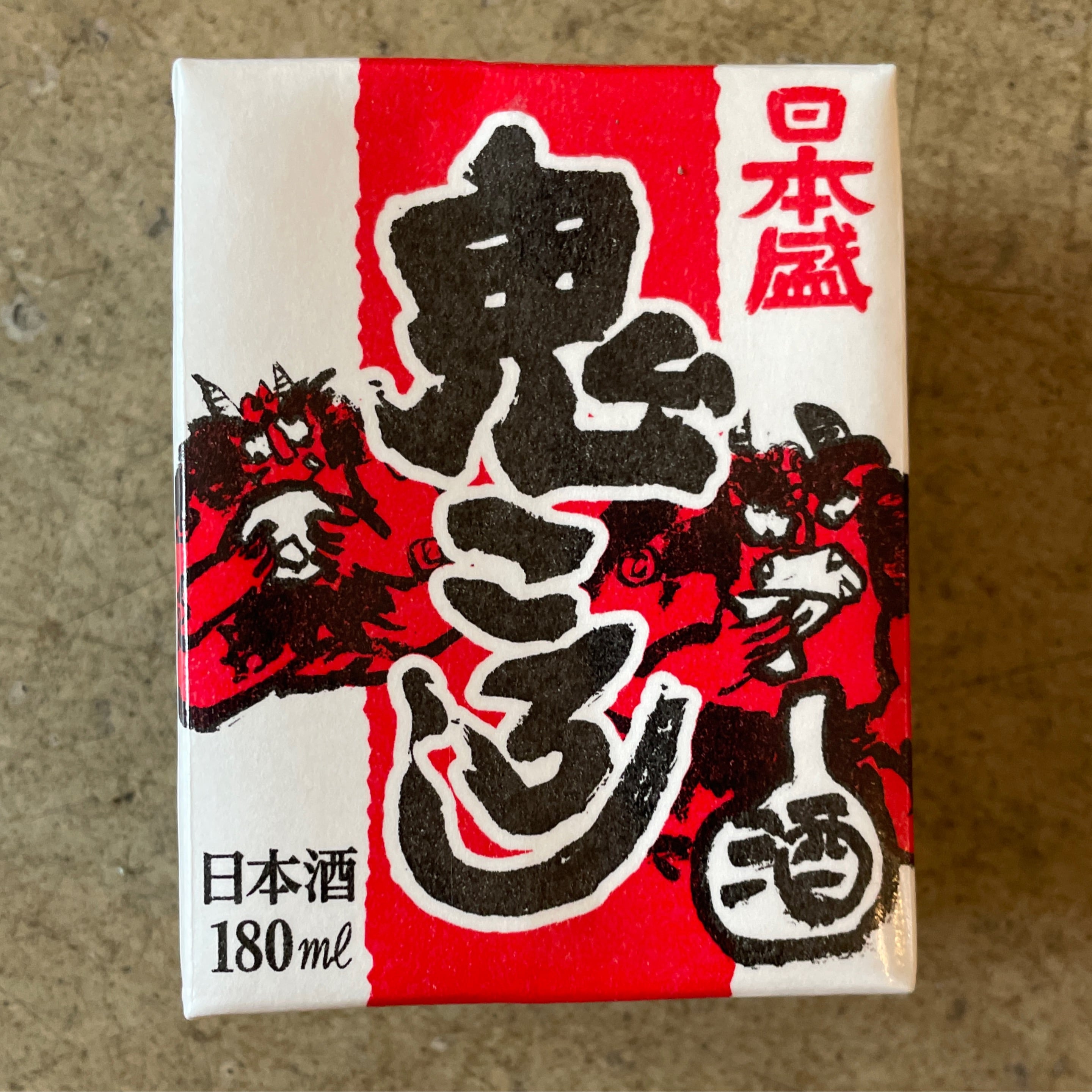 Nihon Sakari, "Onikoroshi" Saké Box Red