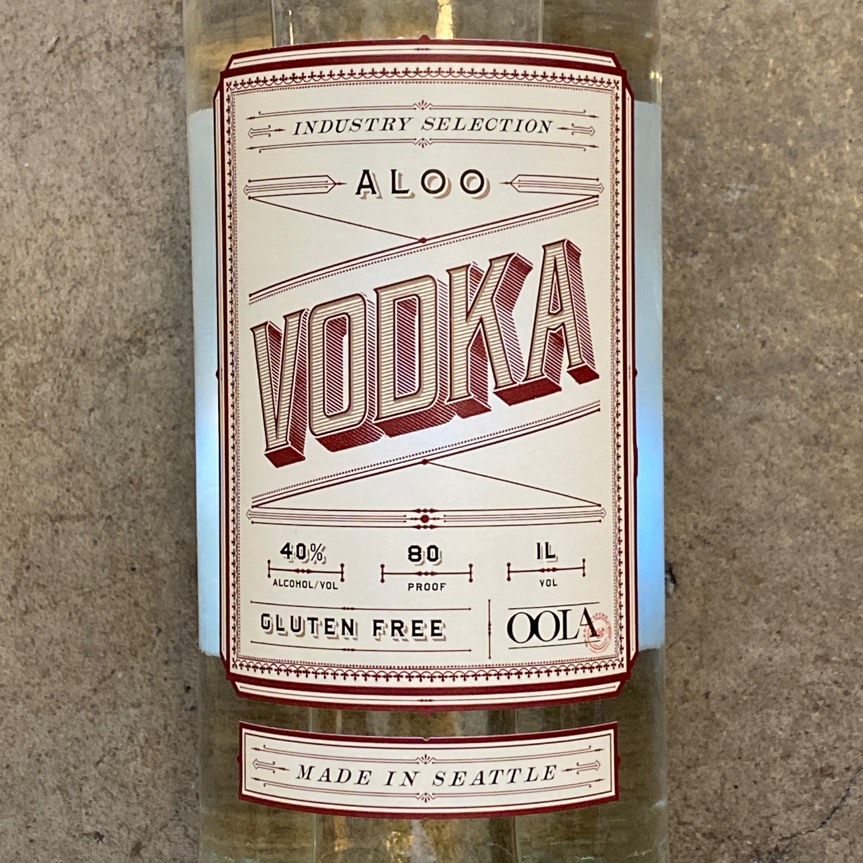OOLA Distillery, ALOO Vodka 1.0L