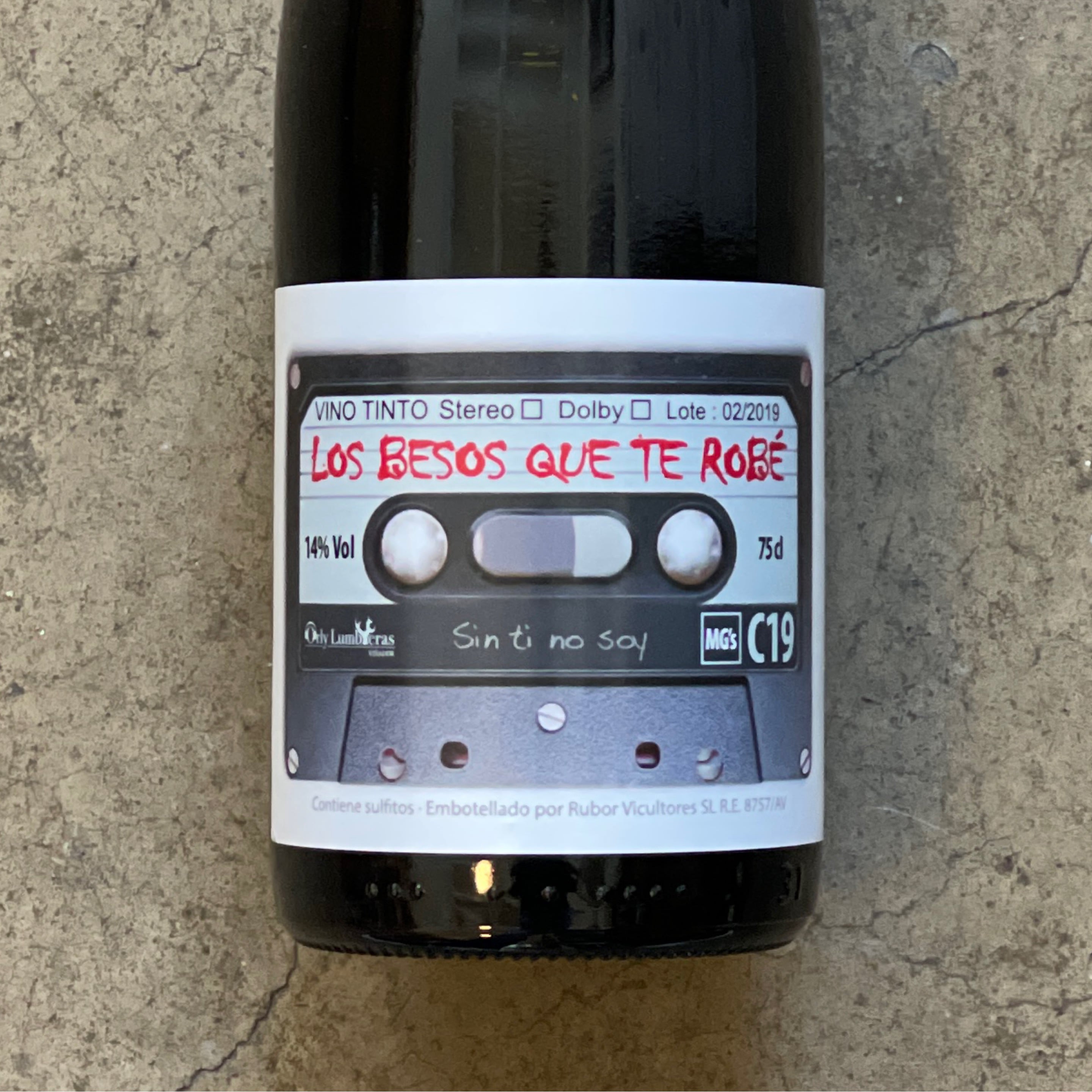 Orly Lumbreras, Los Besos Que Te Robé 2019, 750mL
