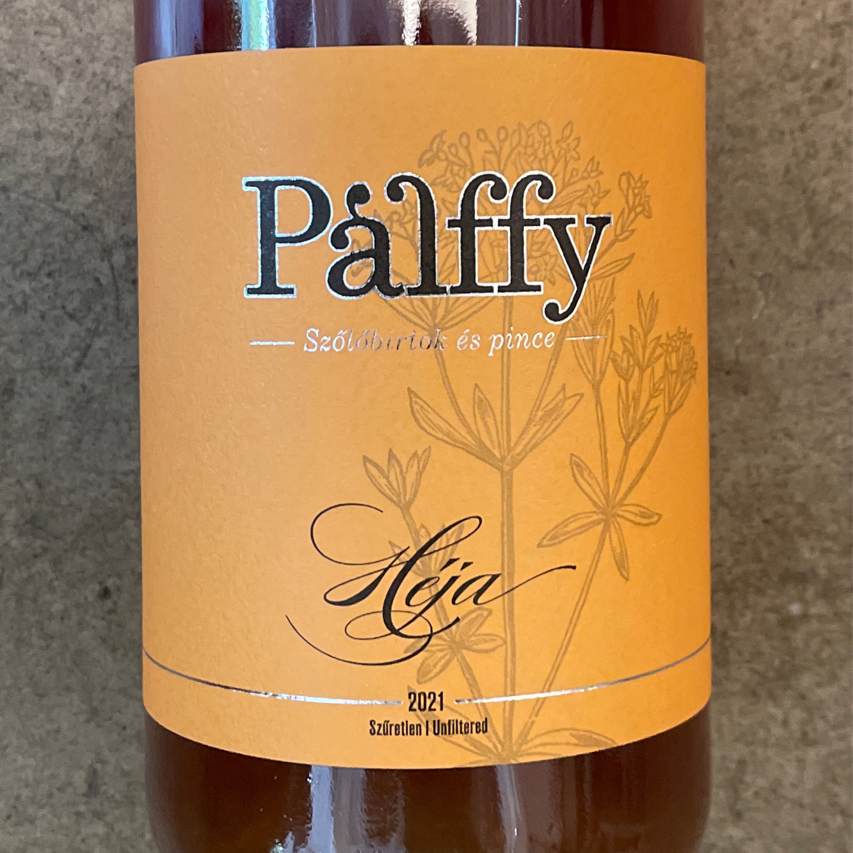 Pálffy, Héja Tramini Orange 2021, 750 mL