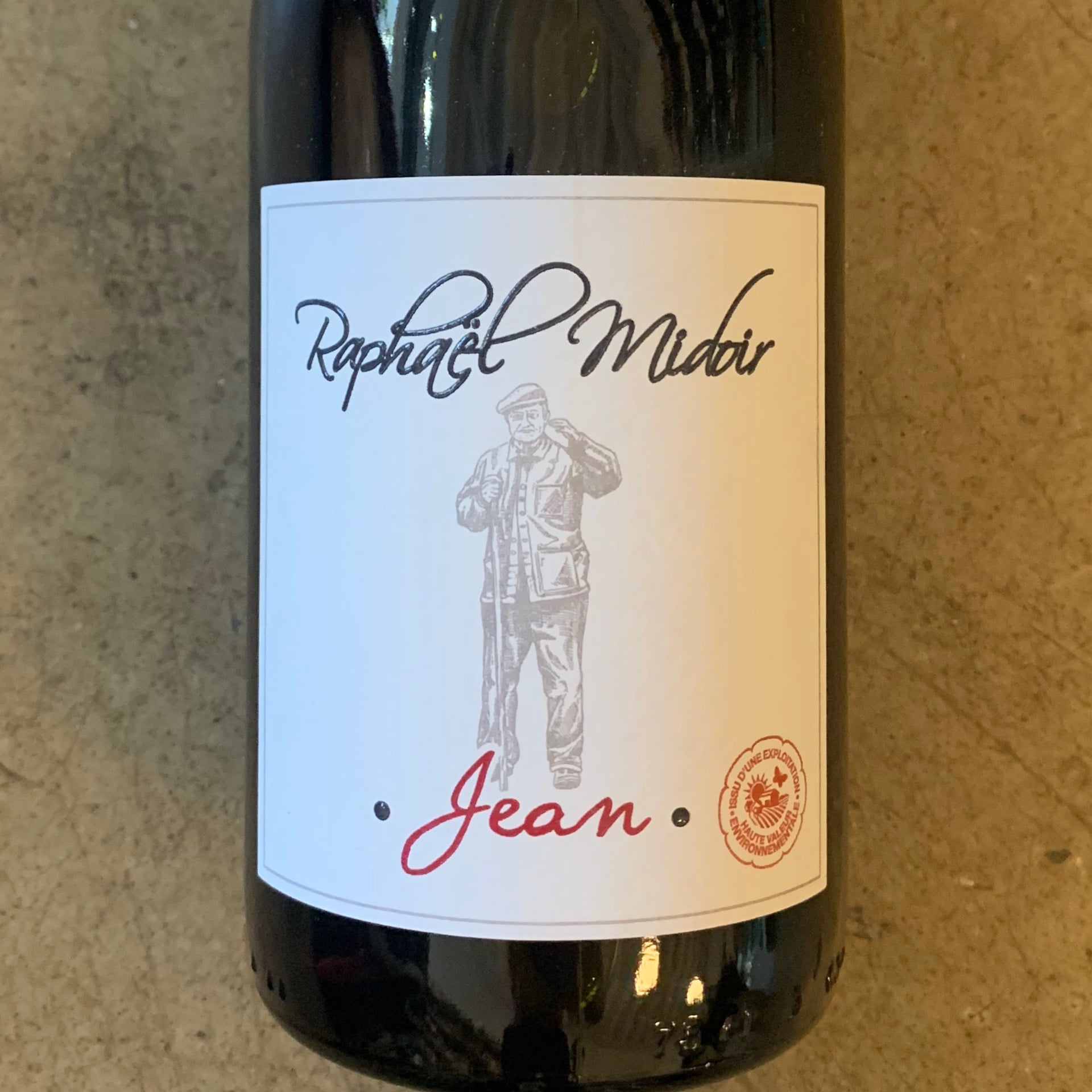 Raphael Midoir, Touraine Gamay Rouge de la Loire "Jean" 2021, 750 mL