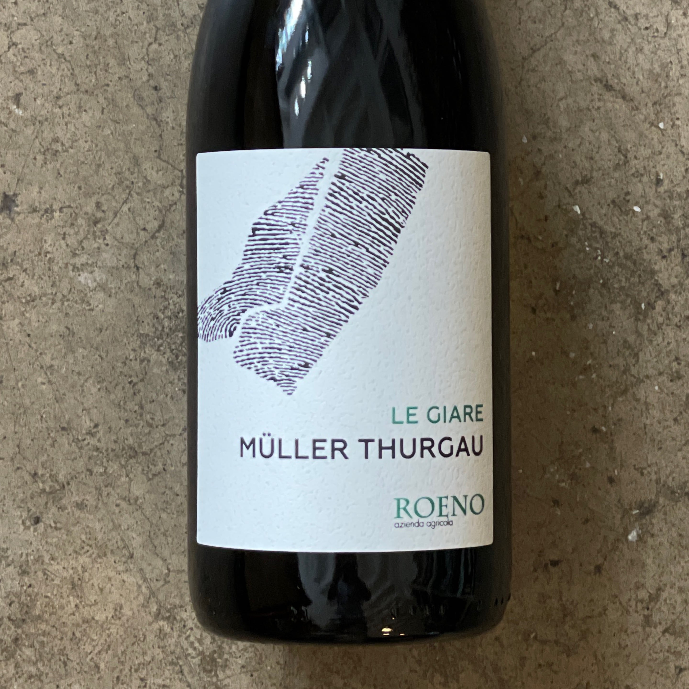 Roeno, Müller Thurgau "Le Giare" 2023, 750mL