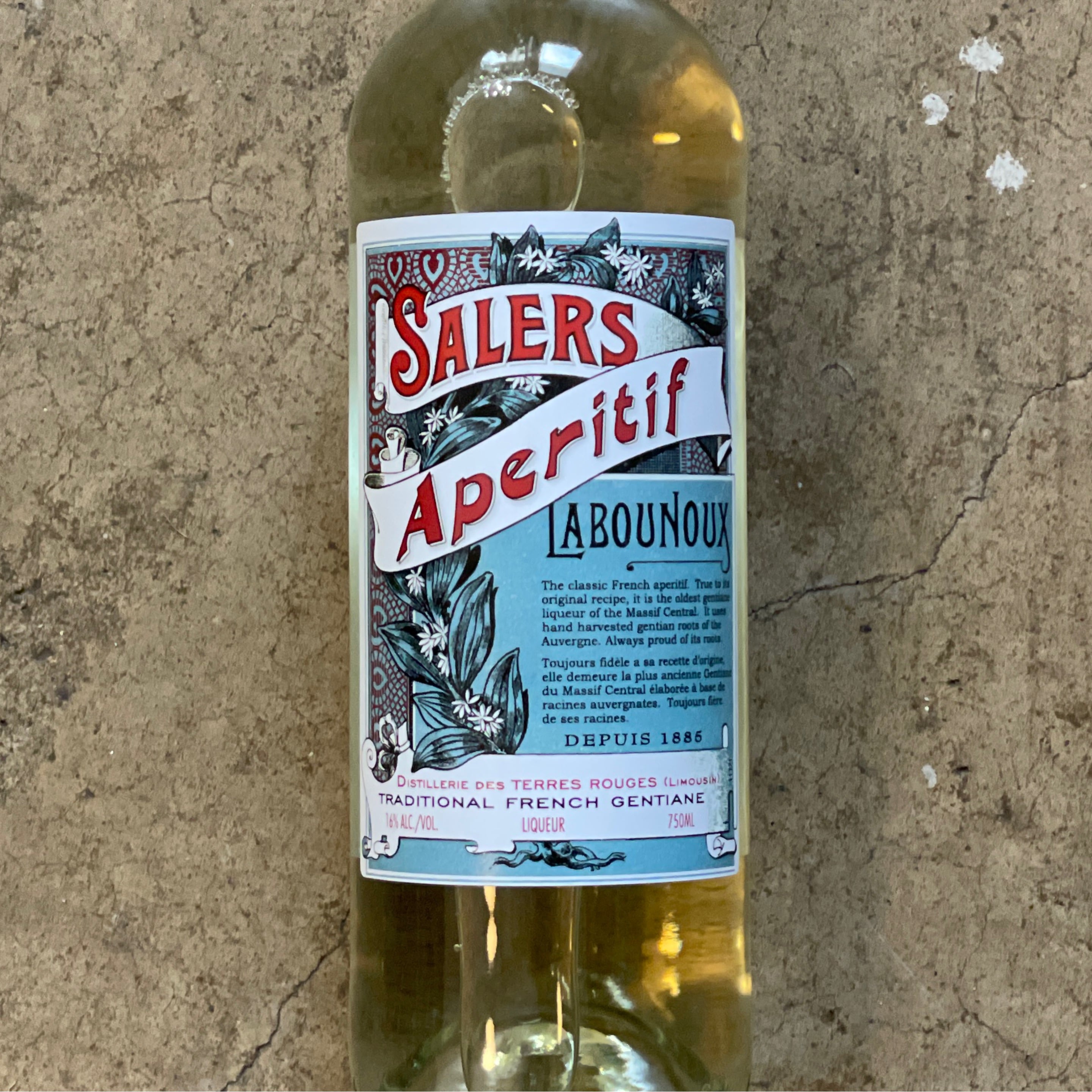 Salers, Gentiane Liqueur 750mL