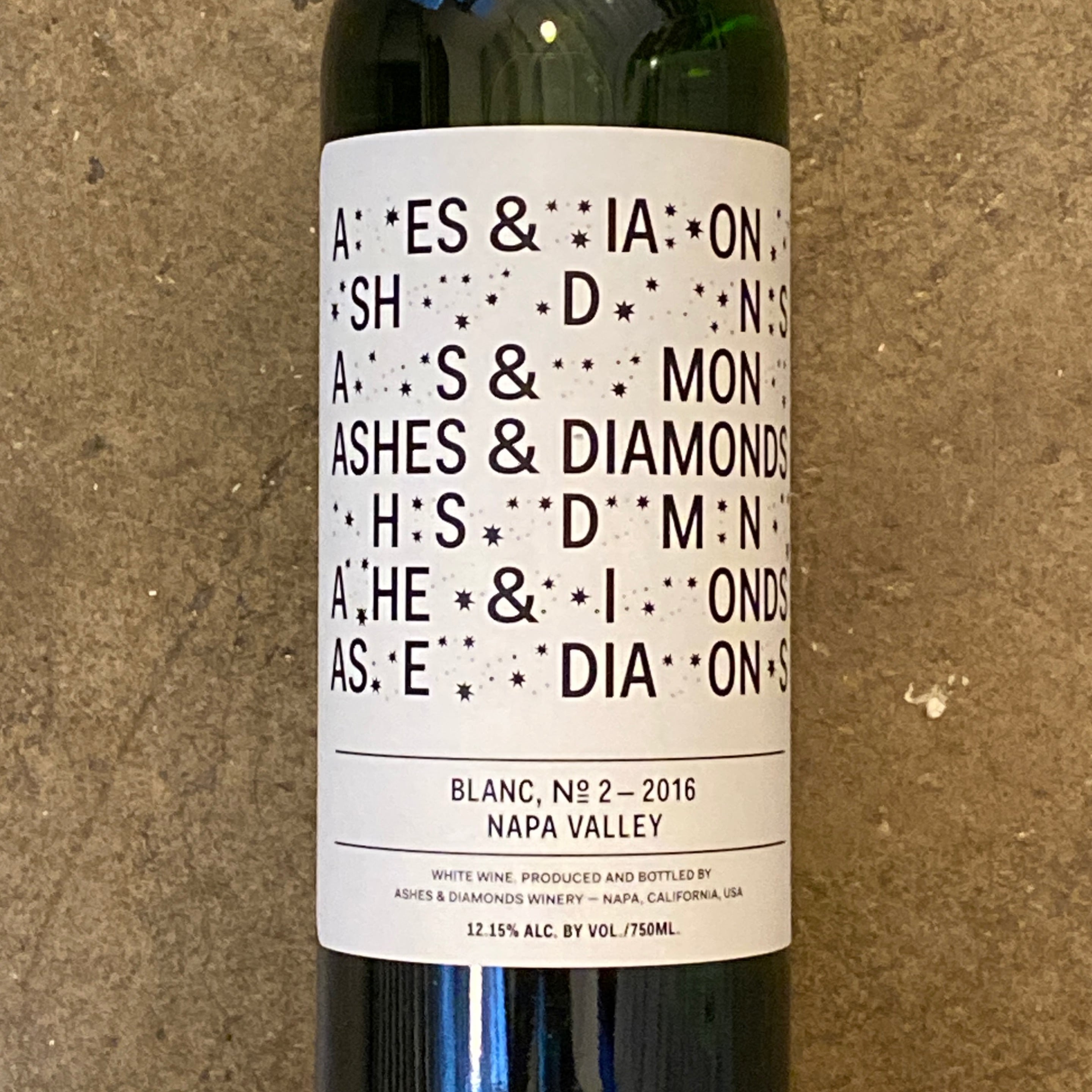 Ashes & Diamonds, Blanc № 2 2016, 750mL