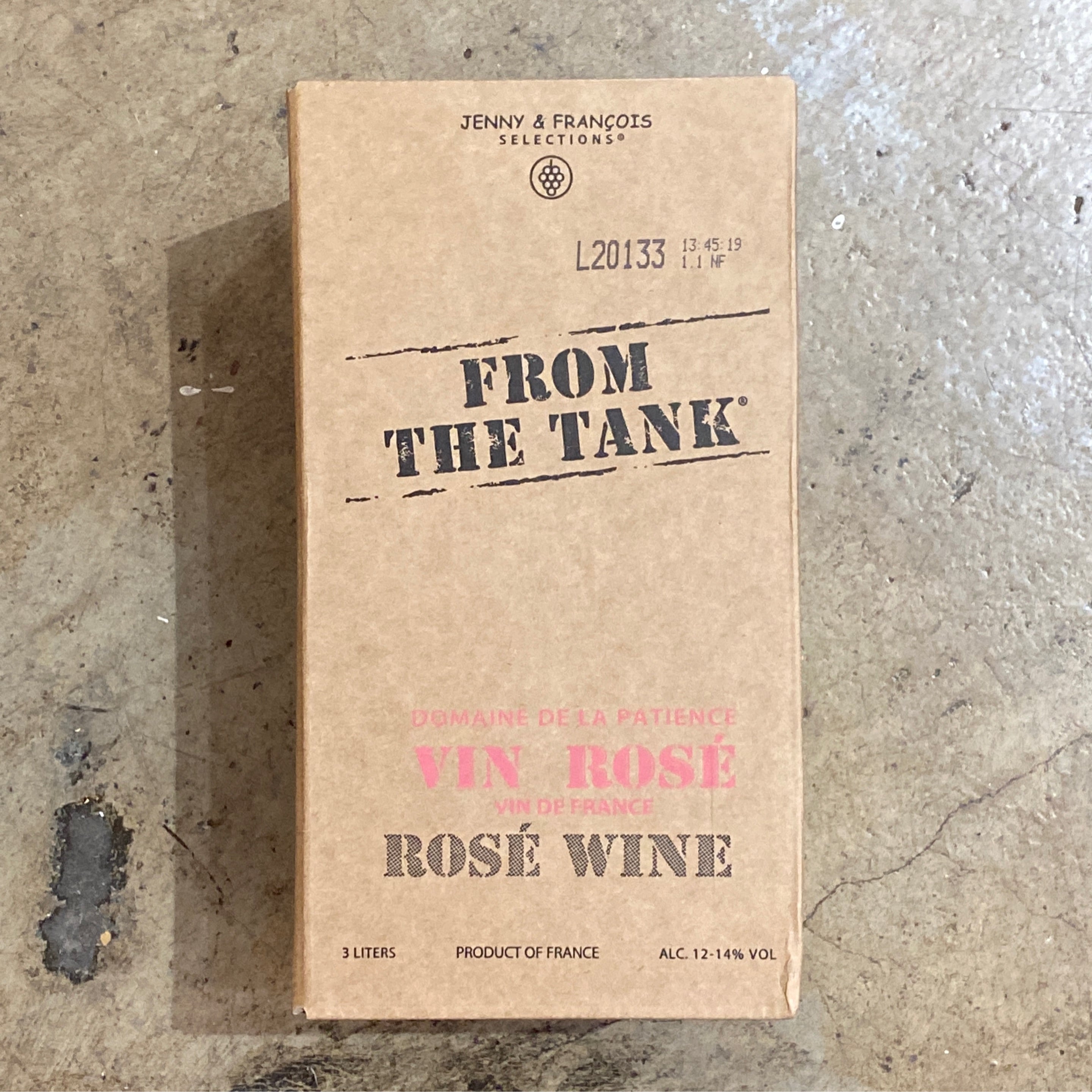 From the Tank, Coteaux du Pont du Gard Vin Rosé NV, 3.0L