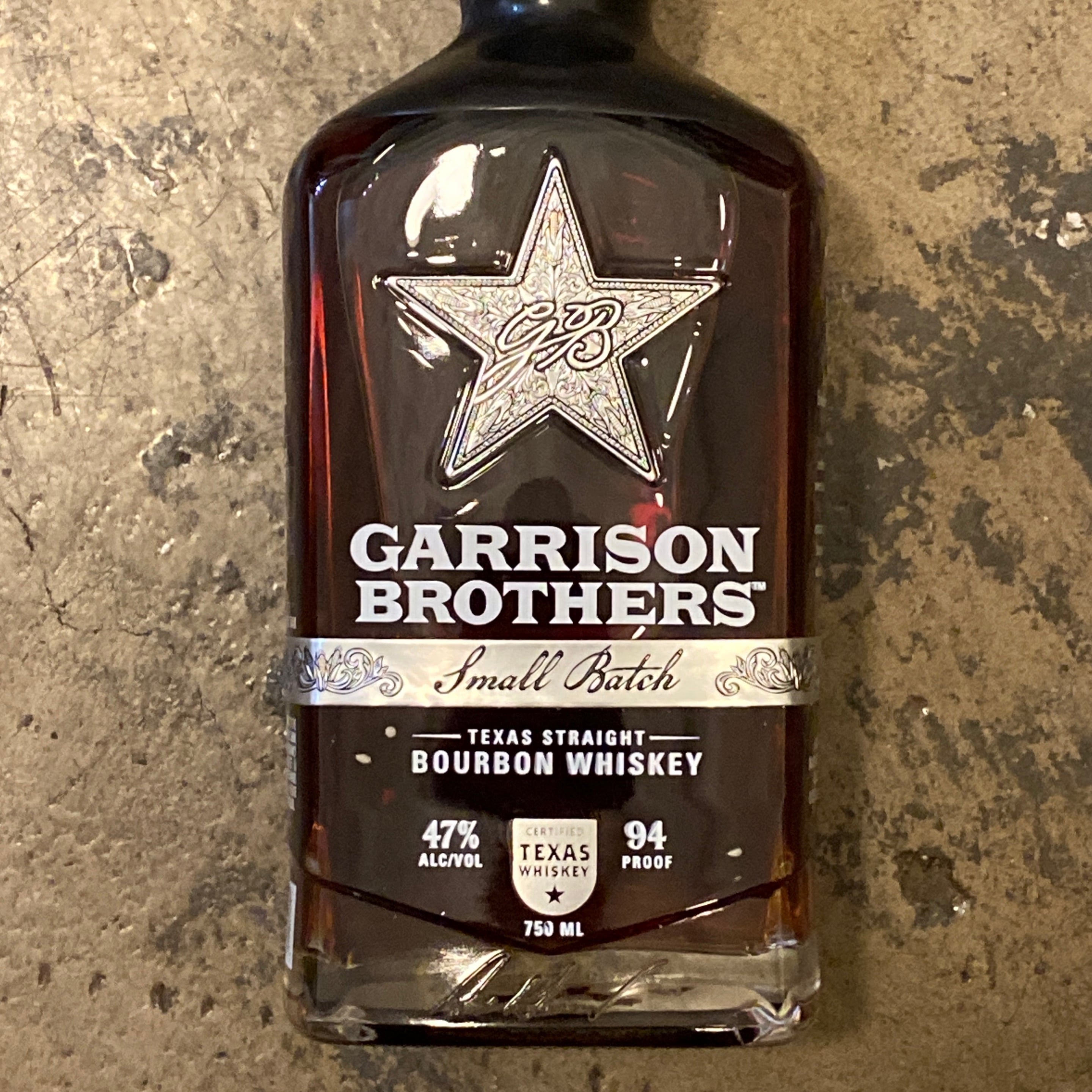 Garrison Brothers Distillery, Texas Straight Bourbon Whiskey 750mL