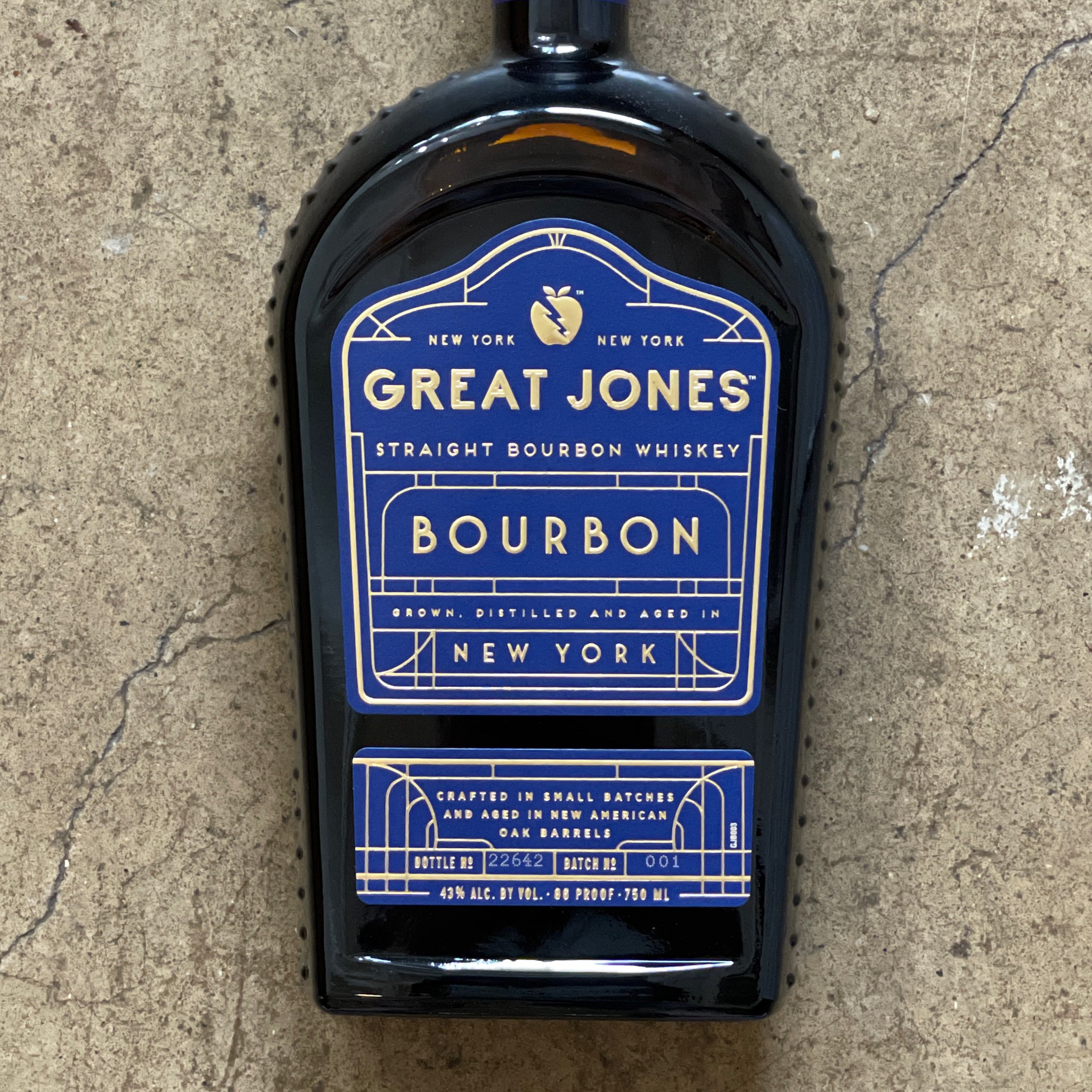 Great Jones Distillery, Straight Bourbon Whiskey 750mL