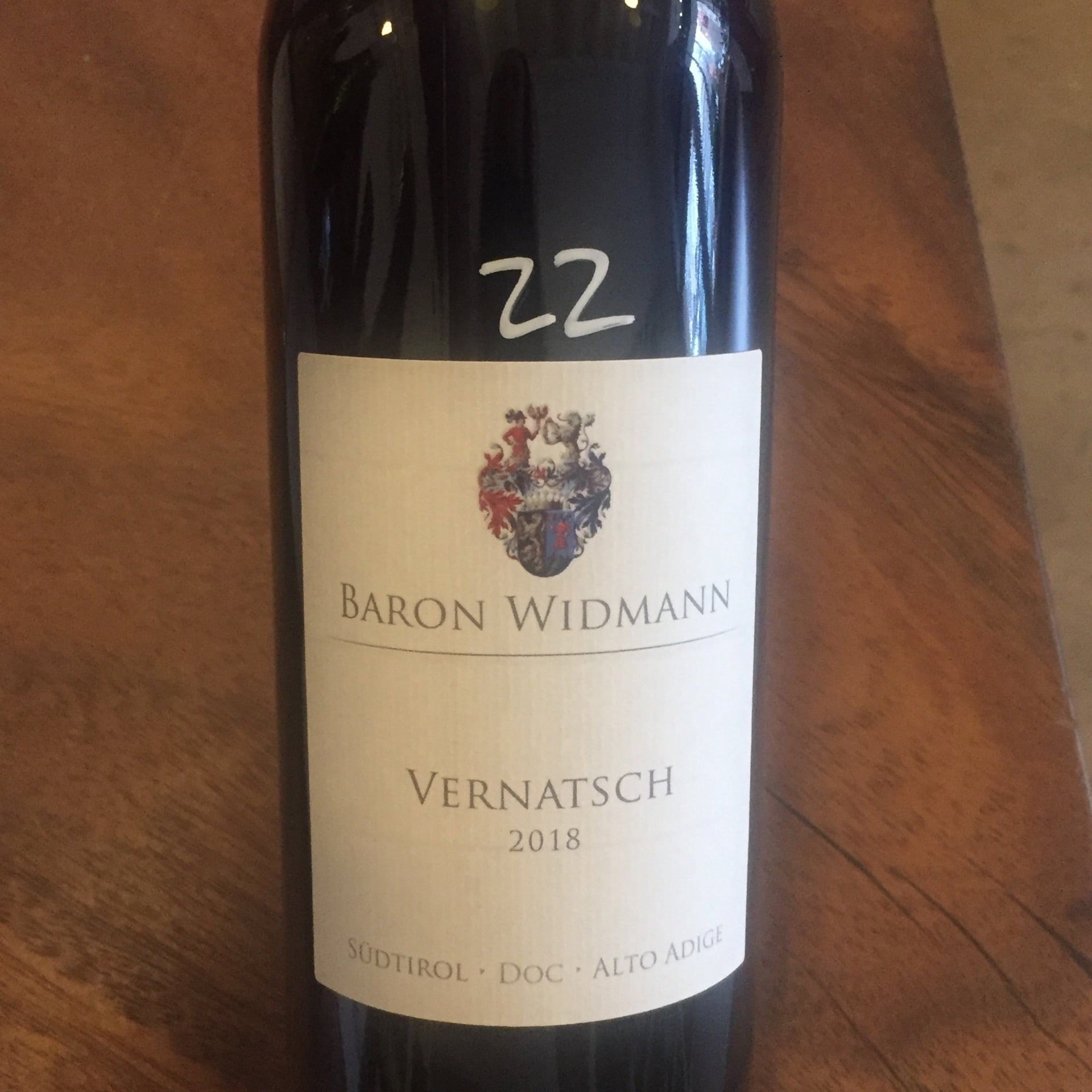 Baron Widmann, Vernatsch 2018, 750mL