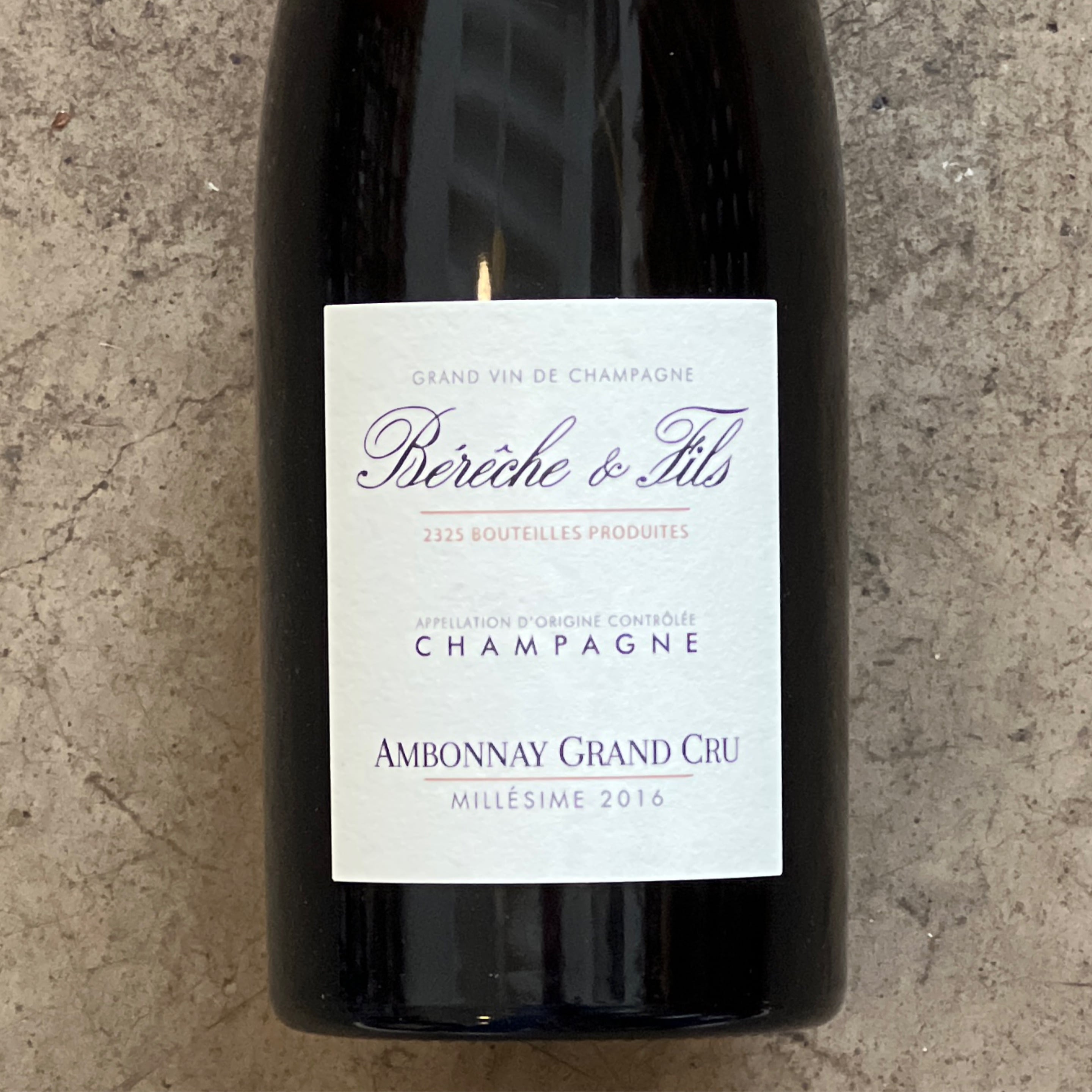 Bereche et Fils, Ambonnay Grand Cru 2016, 750mL