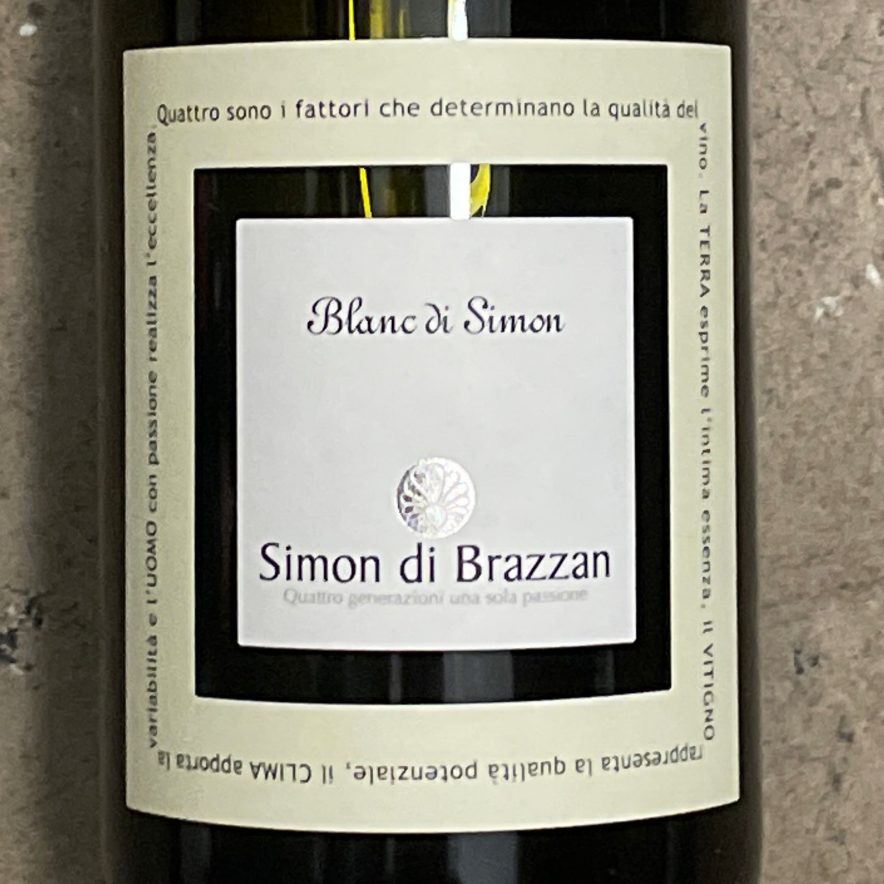 Simon di Brazzan, Friuliano "Blanc di Simon" 2022, 750 mL
