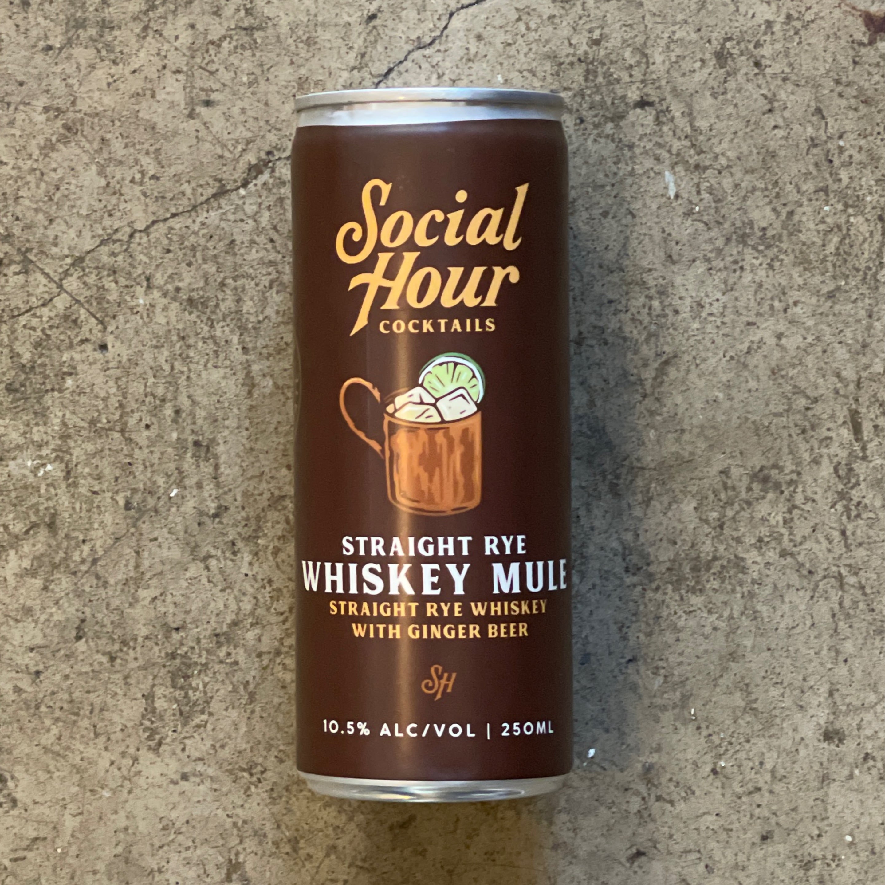 Social Hour Cocktails, Whiskey Mule 250mL