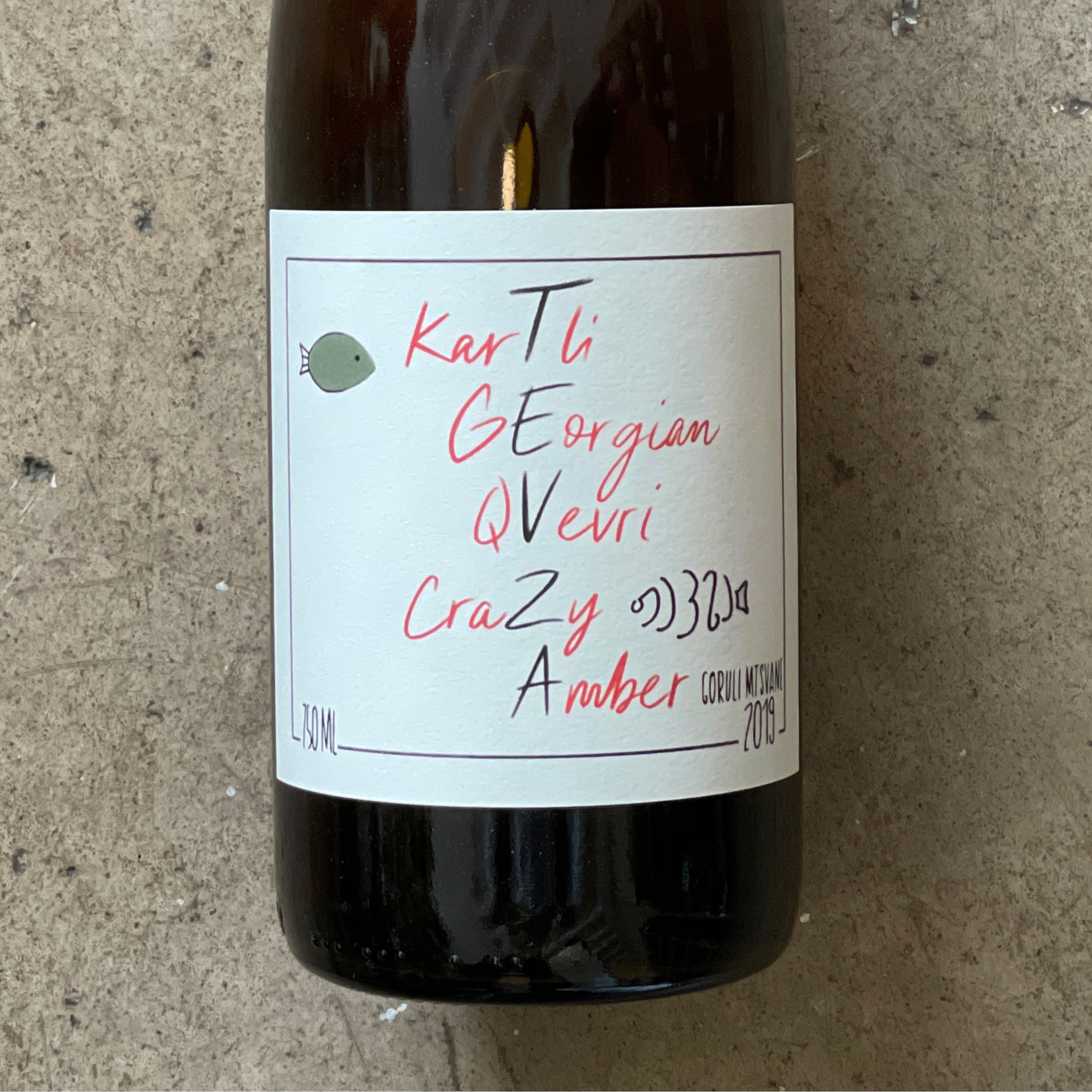 Tevza Winery, Georgian Qvevri Crazy Amber 2019, 750mL