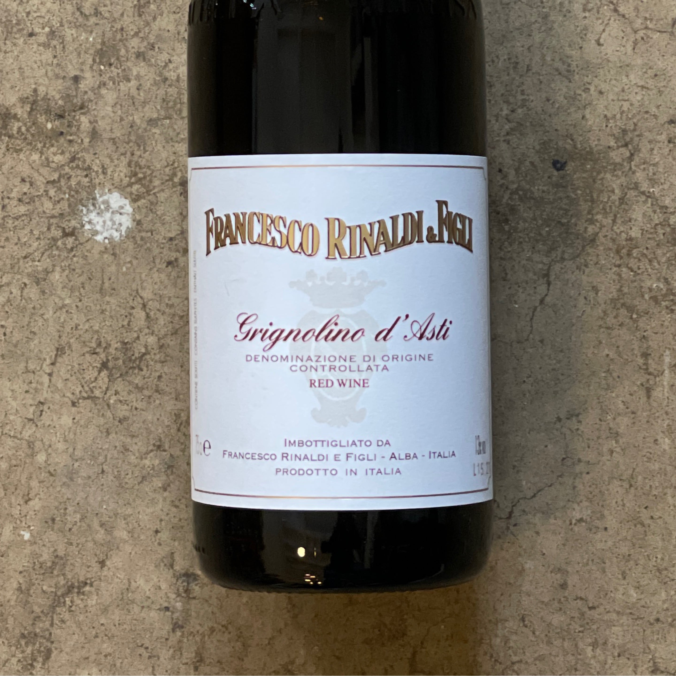 Francesco Rinaldi e Figli, Grignolino d'Asti 2020, 750mL